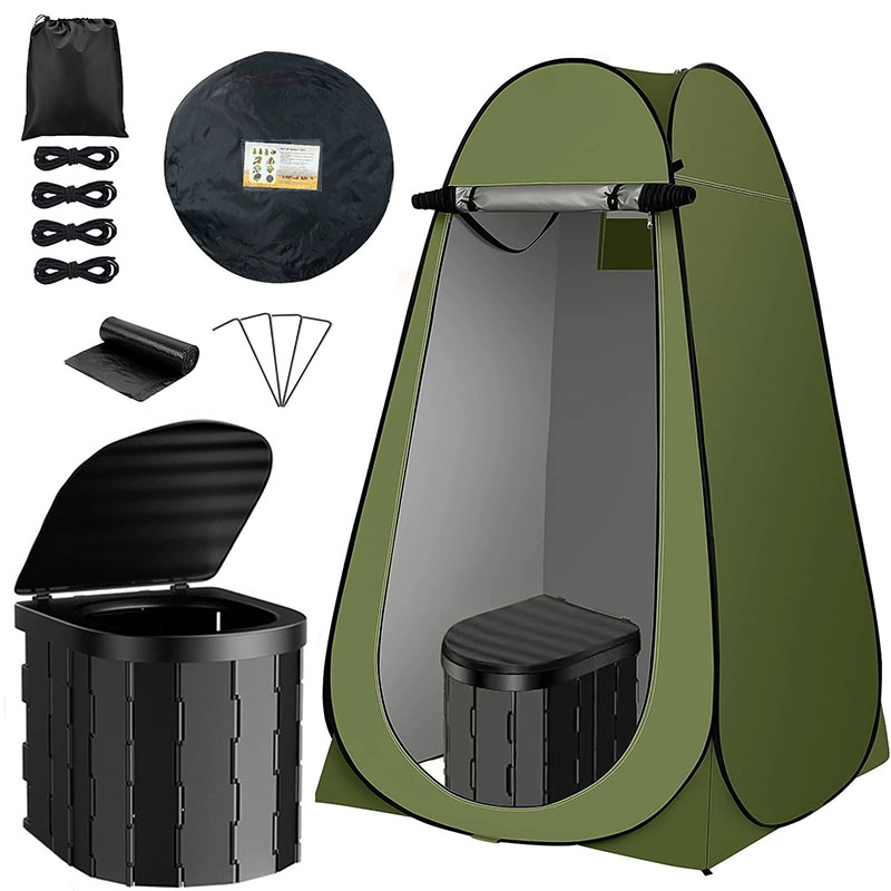 Outdoor Adventure Tent - ‌ Портативная всплывающая туалетная палатка, укрытие