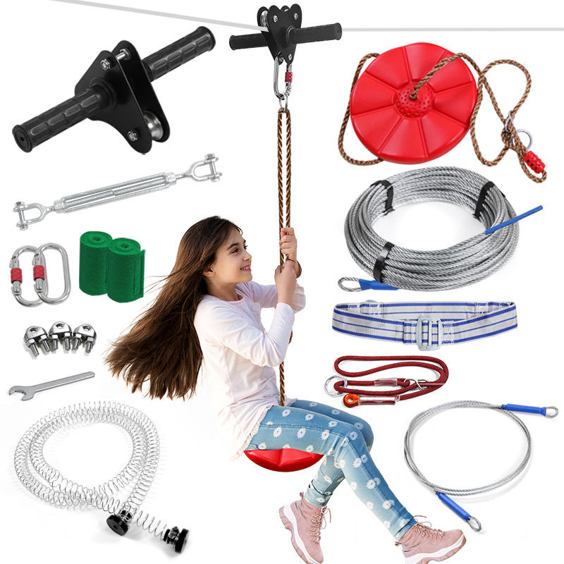 Outdoor Adventure Zipline - Детский комплект для зиплайна с дисковым
