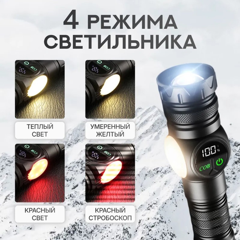 Фонарь с аккумулятором USB-C,  – обзор и цена Outdoor Adventure Inc