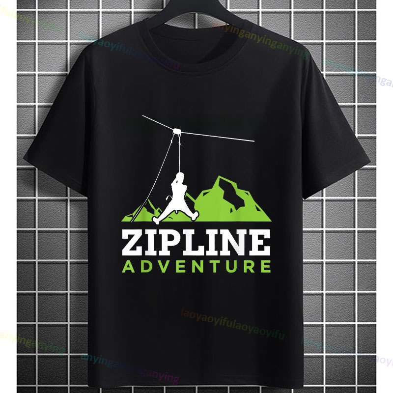 Мужская и женская футболка на  – обзор и цена Outdoor Adventure Zipline