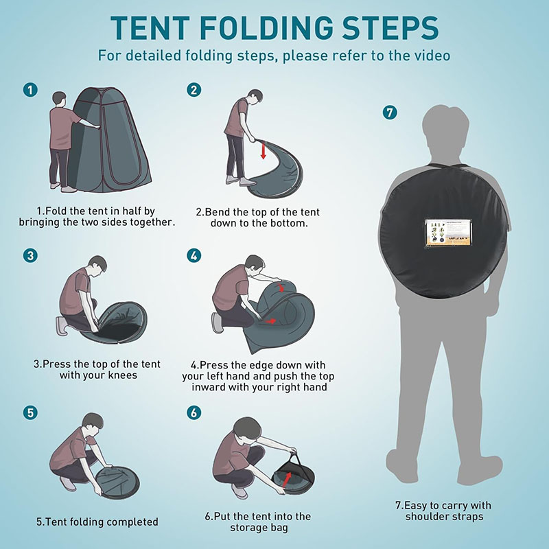 ‌ Портативная всплывающая туал – обзор и цена Outdoor Adventure Tent