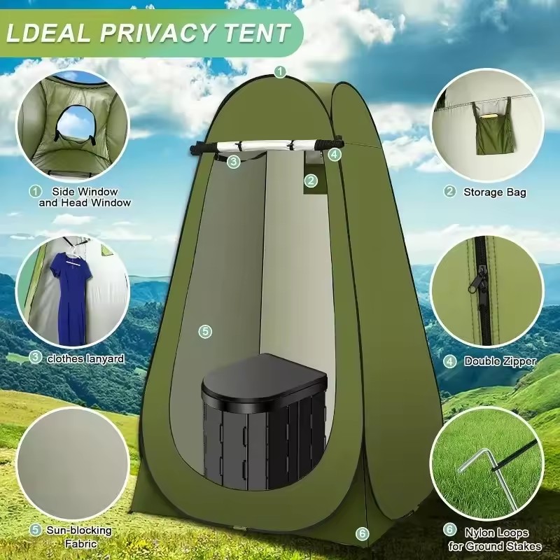 ‌ Портативная всплывающая туал – обзор и цена Outdoor Adventure Tent
